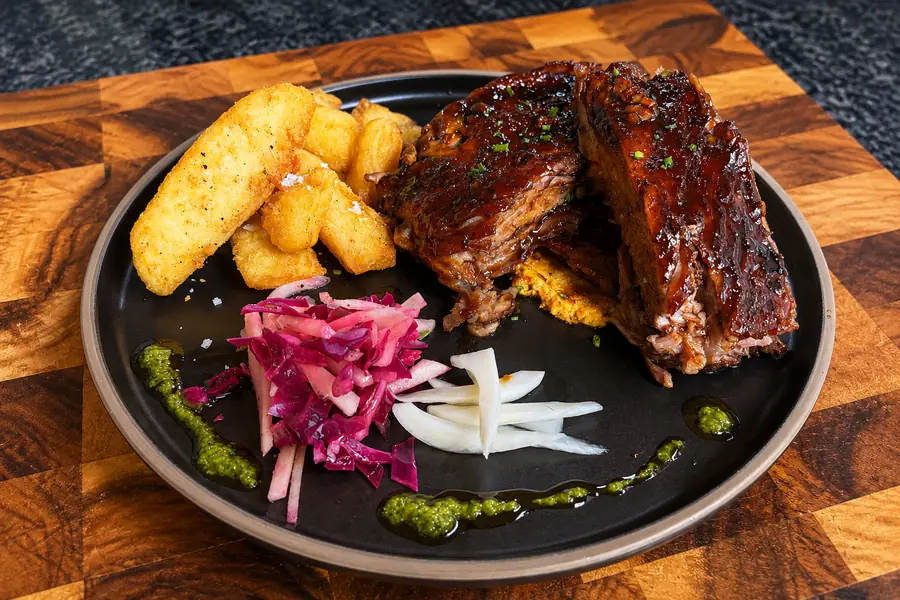 Devil's Cut Bourbon Pork Ribs