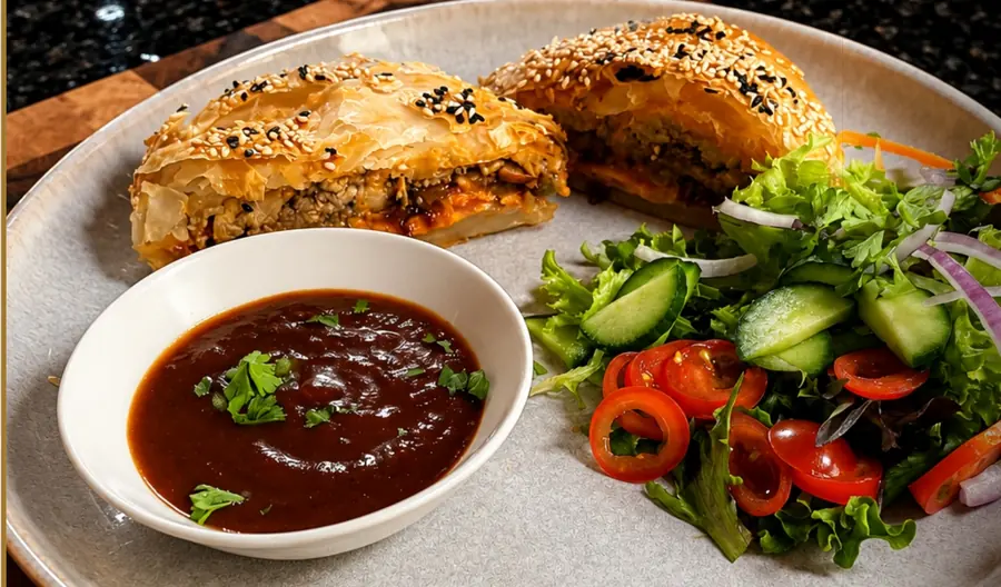 Braised Pulled Pork Slider Pie